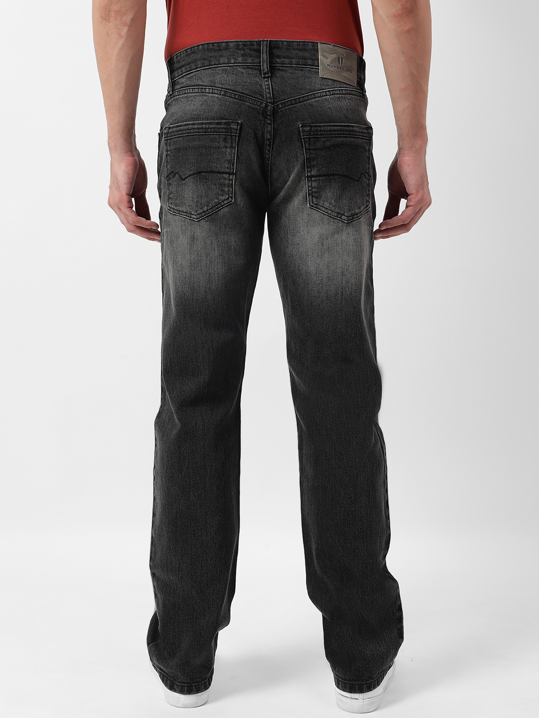 Numero Uno Men Faded Grey Jeans